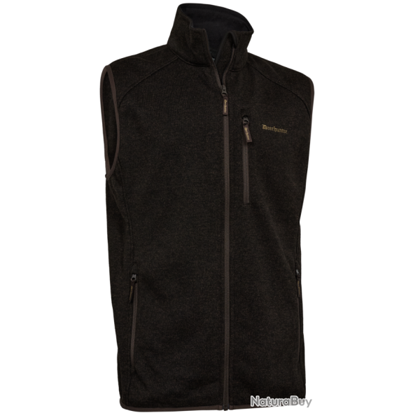 Gilet tricot� Moor marron DEERHUNTER