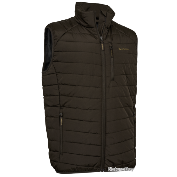 Gilet matelass� Moor marron DEERHUNTER
