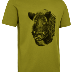 Tee shirt sanglier manches courtes vert DEERHUNTER