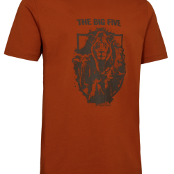 Tee shirt the big five manches courtes rouille DEERHUNTER