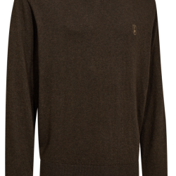 Pull col V Harrington marron DEERHUNTER