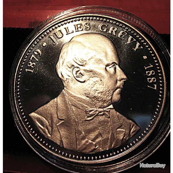 m�daille "Jules Grevy" president de la r�publique diametre 40 mm 31 grs