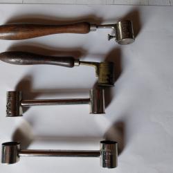 lot de 4 dosseuses poudre et plomb