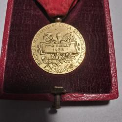 M&eacute;daille du travail Industrie Poste T&eacute;l&eacute;graphe Argent  950