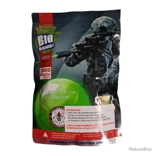 Billes Tra�antes 0.20g Biod�gradables G&G Armament x1000