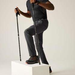 Pantalon Convertible de Rando Homme Regatta "Anti-Insect Travel Light Z/O Trousers" 38 Gris