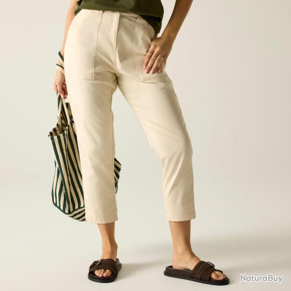 Pantacourt Femme Regatta Shorebella Capri Beige