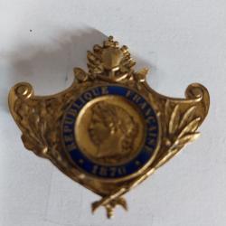 PUCELLE MILITAIRE FRANCAISE 1870