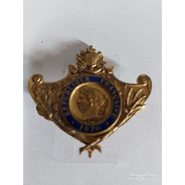 PUCELLE MILITAIRE FRANCAISE 1870