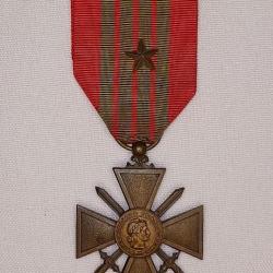 M&eacute;daille croix de guerre 1939 citation WW2
