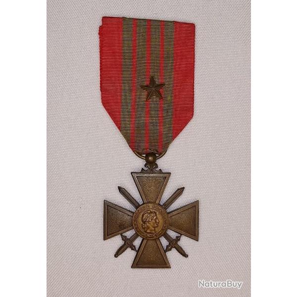 M�daille croix de guerre 1939 citation WW2