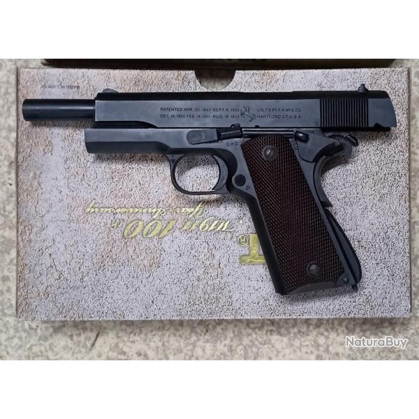 Colt 45 Inokatsu M1911 US Army 100th Anniversaire airsoft tout m�tal
