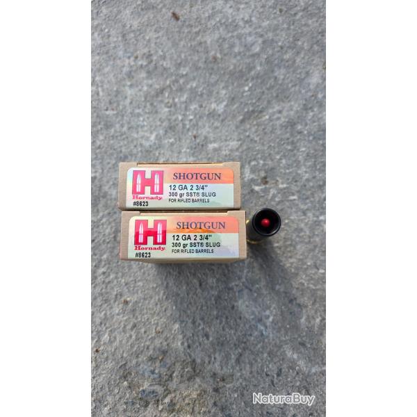 Slugs 12/70 Hornady SST 300gr - Bo�tes de 5