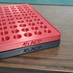 Lot de deux Plateaux de rechargement 45 ACP