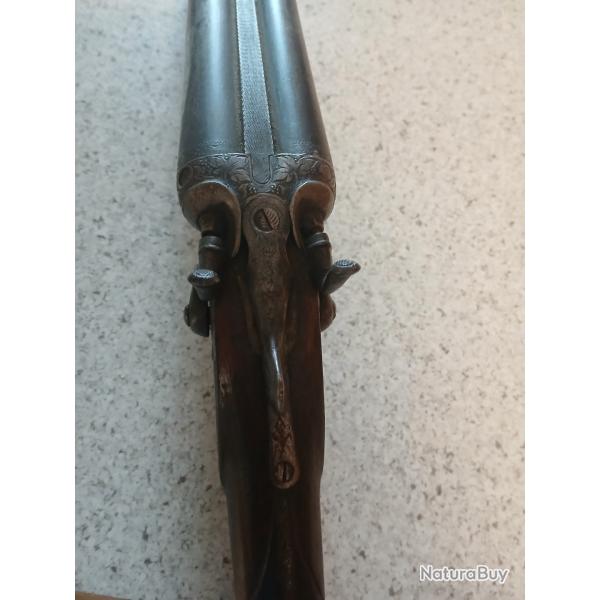 Fusil fn 19 eme d�but 20 eme tr�s bon �tat calibre 12 /65 a chiens