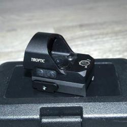 Red dot TIROPTIC D-08 three reticles. YouTube video