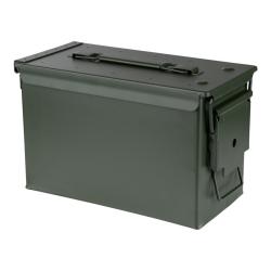 BOITE CAISSE MUNITIONS CAL 50mm METAL NEUVE