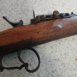 Carabine 9 mm du 19 eme si&egrave;cle en parfait &eacute;tat de marche mod&egrave;le tr&egrave;s rare