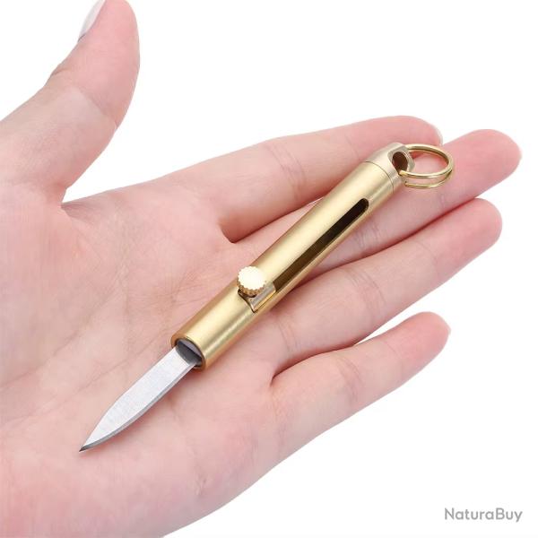 Portable Stainless Steel Knife Key Chain Hanging Outdoor Car Self-defense EDC Tool