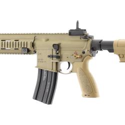 Nouveaut&eacute; 2026 CARAB HK416 A5 EYETRACE BBS 6MM AEG FULL AUTO GREEN BROWN