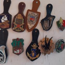 LOT DE 10 PUCELLES MILITAIRES FRANCAISES