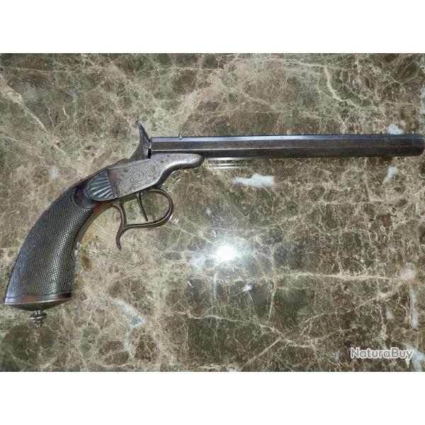 Pistolet de salon �  coffre  6mm 5,5mm flobert