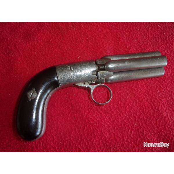 Pistolet , Poivri�re Mariette 4 canons