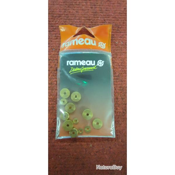 2X6 RONDELLES LAITON POUR WAGGLER (� l'aglaise) rameau