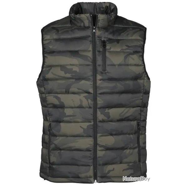 Gilet matelass� camouflage Treck enfant PERCUSSION