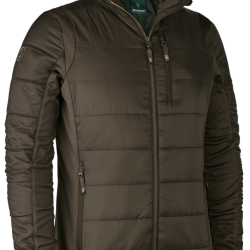 Veste chauffante matelass&eacute;e HEAT Game marron DEERHUNTER