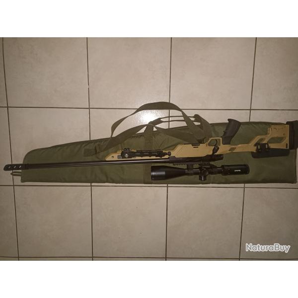 A vendre carabine ATA Turqua ALR en 308W avec lunettes Bushnell 3-12X56 et bipied inclus