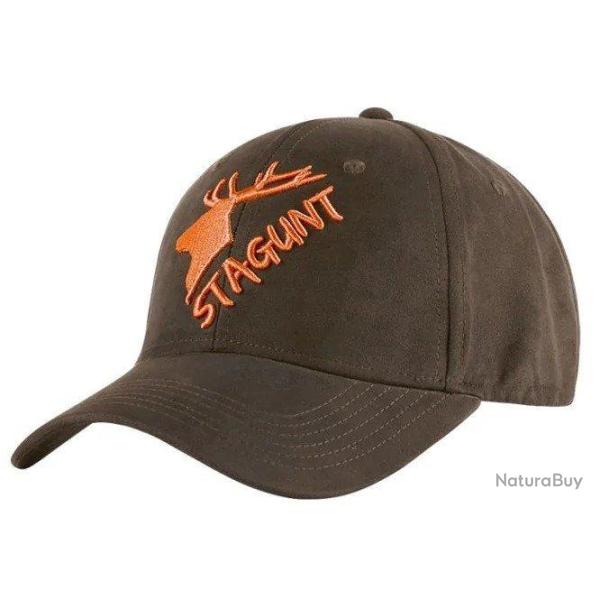 Casquette Peisey logo orange STAGUNT