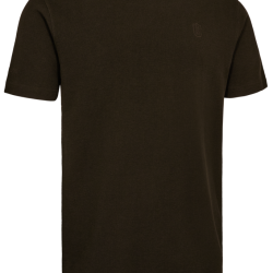 T shirt Griffin marron DEERHUNTER