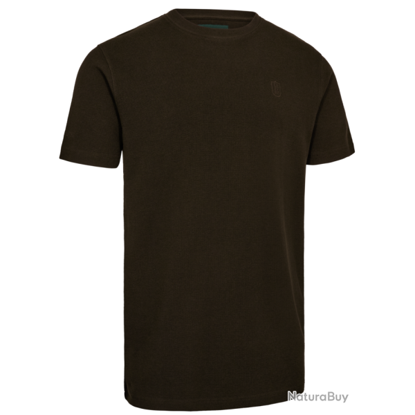 T shirt Griffin marron DEERHUNTER