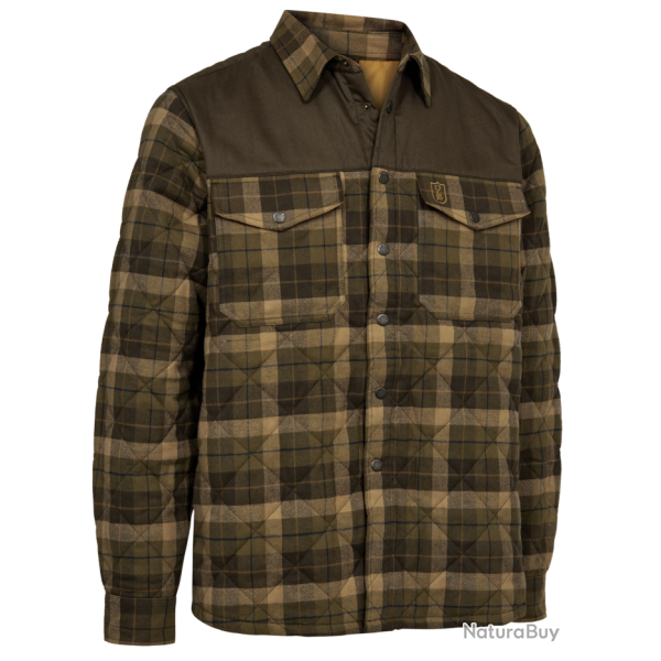 Veste chemise matelass�e Elbert DEERHUNTER