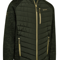 Veste matelass&eacute;e et tricot Moor kaki DEERHUNTER