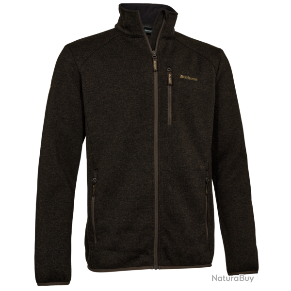 Veste tricot�e Moor marron DEERHUNTER