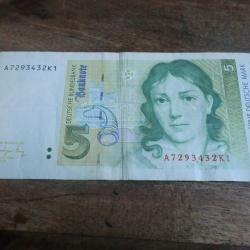 monnaie 5 deutsche mark / A7293432K1