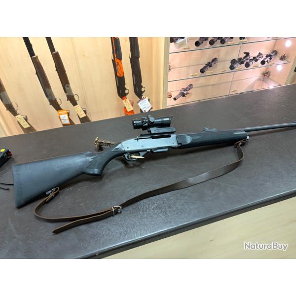 CARABINE SEMI AUTOMATIQUE REMINGTON 7400 - CAL.280REM + POINT ROUGE