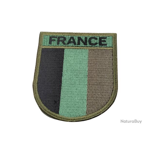 Patch France basse visibilit� � coudre ou � coller au fer � repasser