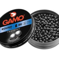 Boite de 500 Billes acier Gamo Round Fu Cal. 4,5mm
