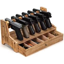 Ratelier Arme de Poing Bois - 6 Emplacements | TXC ARMEMENT