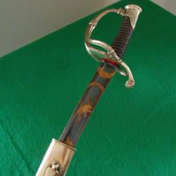 Sabre d'officier d'infanterie mod&egrave;le 1821