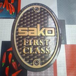 Plaque publicitaire sako