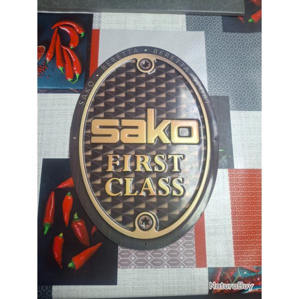 Plaque publicitaire sako