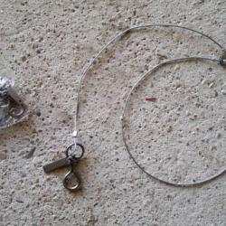 COLLETS blanc acier lot de 10