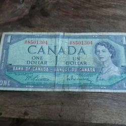 billet one dollard canadien  / 8501304