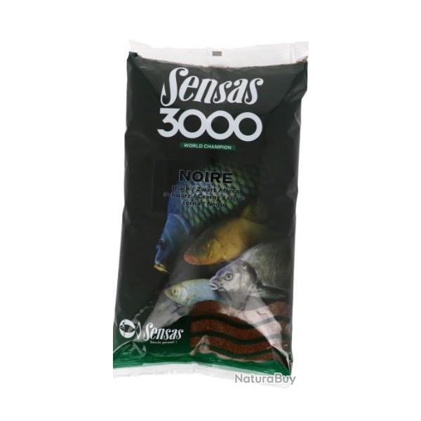 Sacchet d'amorces Sensas 3000 NOIRE 1KG