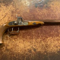 Pistolet Lepage Target Pedersoli calibre 44  canon bruni, &eacute;tat quasi neuf