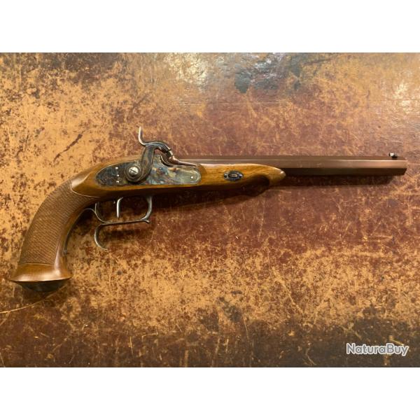 Pistolet Lepage Target Pedersoli calibre 44  canon bruni, �tat quasi neuf